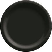 Black Extra Sturdy Paper Dinner Plates, 10in, 50ct